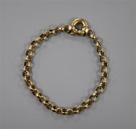 A 9ct. gold bracelet.